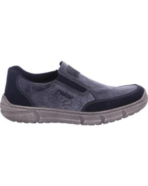 Rieker Bequeme Schnürschuhe - Blau