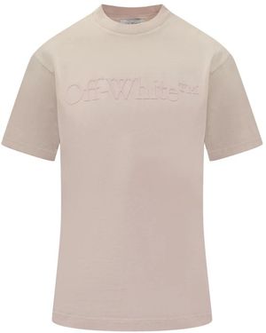 Off-White c/o Virgil Abloh T-Shirts - Natural