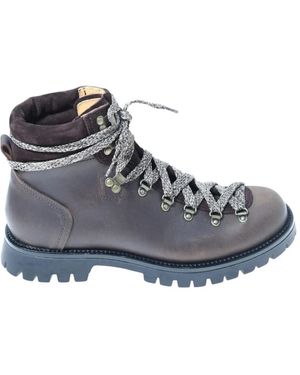 Maze Lace-Up Boots - Gris