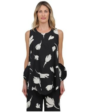 MEIMEIJ Sleeveless Tops - Black