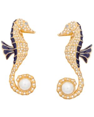 Vivetta Accessoires ,Geel ,Zeepaard Oorbellen - Metallic
