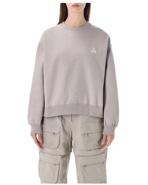 Nike Tuff Fleece Crewneck Sweatshirt - Grau
