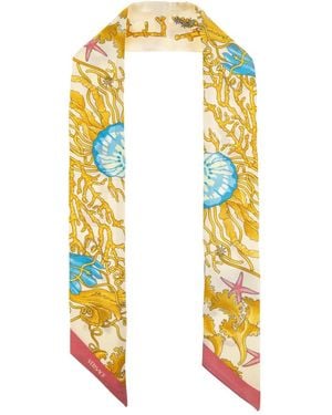 Versace Silky Scarves - Amarillo