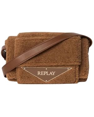 Replay Tassen ,Bruin ,Cross Body Bags