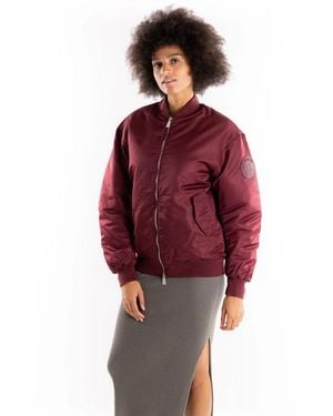 hinnominate Technische Nylon Bomberjack - Rood
