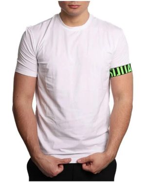 DSquared² Tops ,Wit ,T-Shirt Ronde Hals