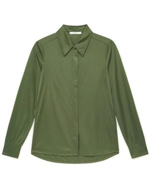 Maliparmi Plane Poly Jersey Shirt - Groen