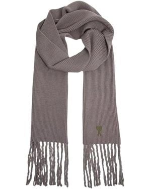 Ami Paris Winter Scarves - Grigio