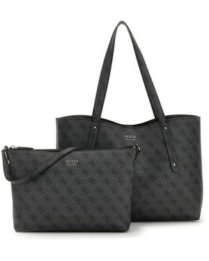 Guess Geräumige Shopper Tasche Für Erwachsene - Schwarz