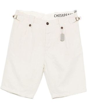 chesapeake's Casual Shorts - Blanco