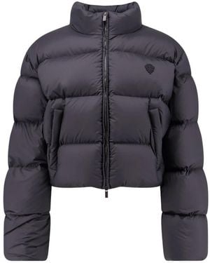 Gucci Jassen ,Zwart ,Polyester Gewatteerd Polyester Pufferjack - Blauw