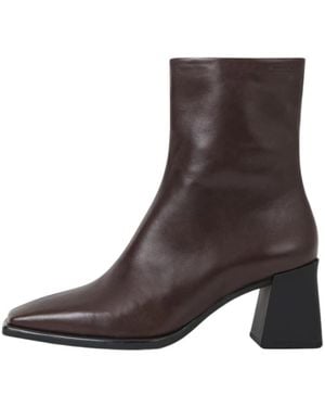 Vagabond Shoemakers Hedda Chocolate Enkellaarzen - Bruin