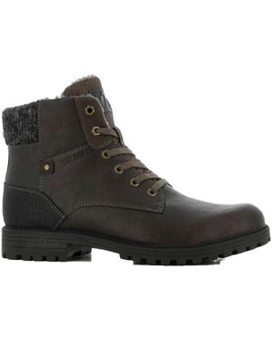 Corina Lace-Up Boots - Black