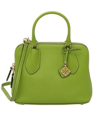 Tory Burch Pebbled Mini Swing Satchel - Groen