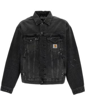 Carhartt Jassen ,Zwart ,Denim Denim Jassen