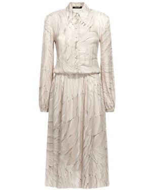 Roberto Cavalli Midi Dresses - Natural