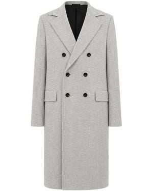 Kiton Zweireihiger Mantel - Grau