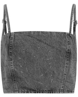 ROTATE BIRGER CHRISTENSEN Sleeveless Tops - Grey