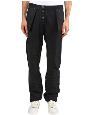Unravel Project Wide Trousers - Negro