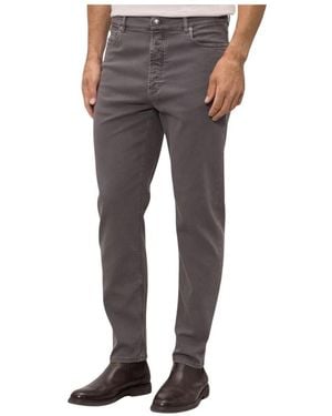 Brunello Cucinelli Broek Met Vijf Zakken Van Denim - Grijs