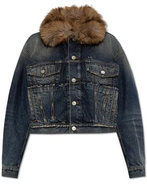 Balenciaga Denim Jackets - Blue