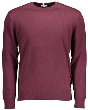 U.S. POLO ASSN. Round-Neck Knitwear - Purple