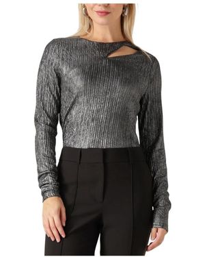 Aaiko Overhemden ,Grijs ,Polyester Millie Pes 144 - Zwart