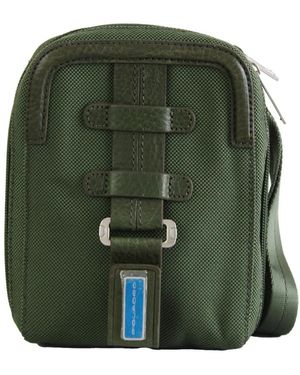 Piquadro Cross Body Messenger - Green