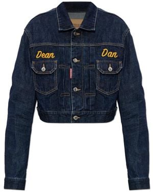 DSquared² Jassen ,Blauw ,Denim Denim Jacket