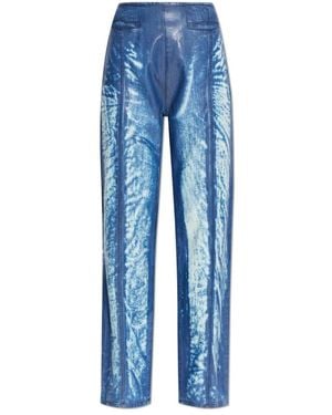 DIESEL Straight Pants - Blue