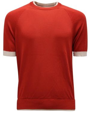 Eleventy Round-Neck Knitwear - Rood
