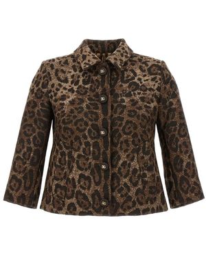 Dolce & Gabbana Light Jackets - Brown