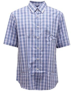 Paul & Shark Short Sleeve Shirts - Blu