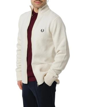 Fred Perry Cardigans - Natural
