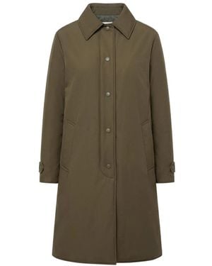 Aspesi Single-Breasted Coats - Verde