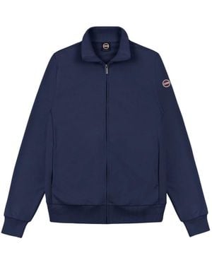 Colmar Hoodies & Sweatvesten ,Blauw ,Katoen Full Zip Sweatshirt