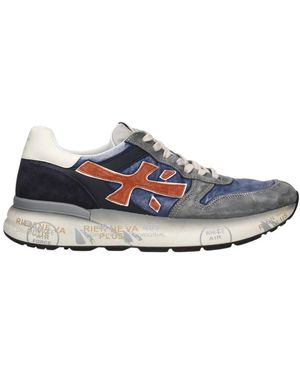 Premiata Flache Schuhe Für Frauen - Blau