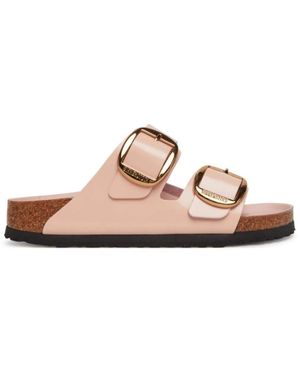 Birkenstock Rosa Flache Schuhe Mit Anatomischem Fußbett - Pink