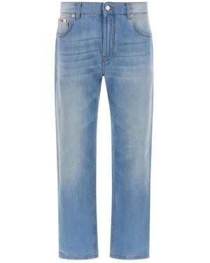 Moschino Straight Jeans - Bleu