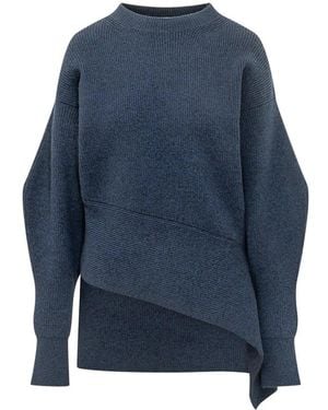 Givenchy Crewneck Langpullover - Blau