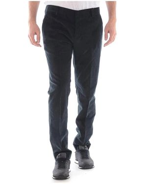 Daniele Alessandrini Slim-Fit Trousers - Blue