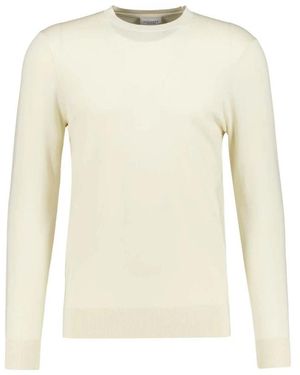 Profuomo Ronde Hals Truien - Naturel