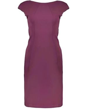 Patrizia Pepe Elegantes lila elastan kleid für besondere anlässe