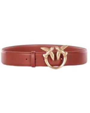 Pinko Frau Gurtel 100120A0F1 L84Q Liebe Berry H4 Gurtel Niedrig Antike Braun - Rot