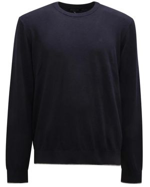 Armani Round-Neck Knitwear - Azul