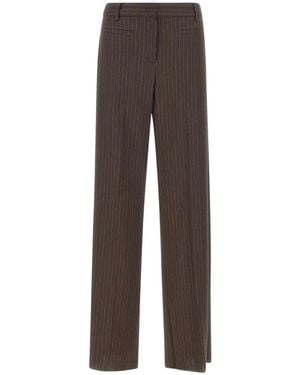 Marella Straight Broeken - Bruin