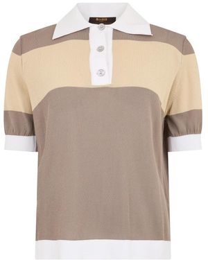 Moorer Polo Shirts - Natural