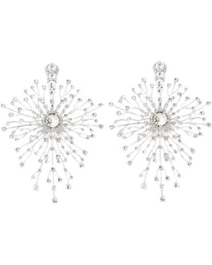 Aquazzura Crystal Clips - Weiß