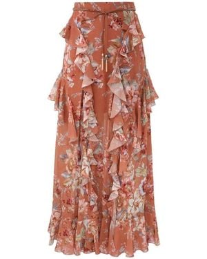 Zimmermann Maxi Skirts - Rojo