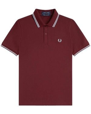 Fred Perry Polo Shirts - Red
